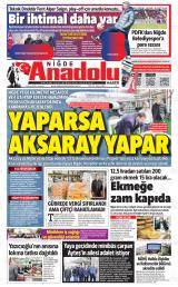 NİĞDE ANADOLU HABER